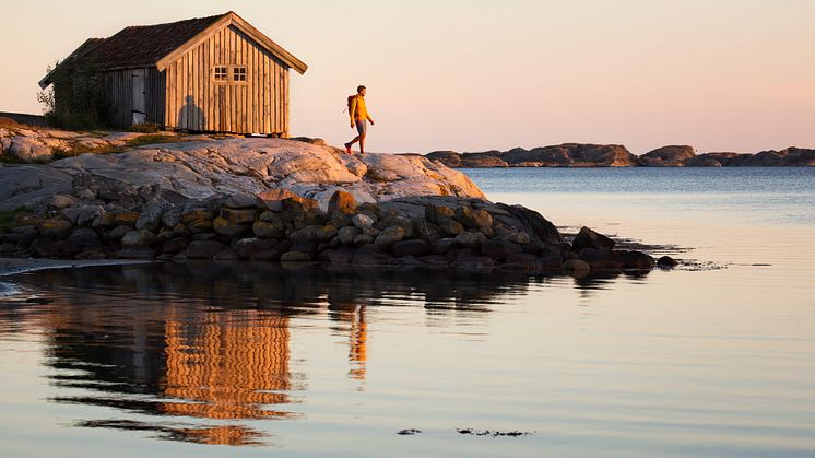 Solnedgangsvandring på Koster. Foto Roger Borgelid 