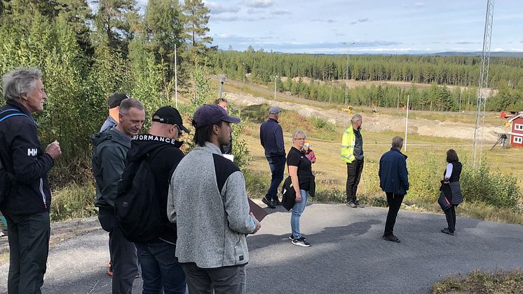 Under två dagar har SVT besökt Piteå för att planera inför TV-sändningarna under SM-veckan i mars 2022. Foto: Piteå kommun