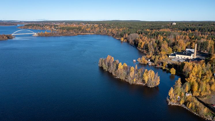 Drönarbild tagen över Västra Sävenäs. Foto: Patrick Degerman