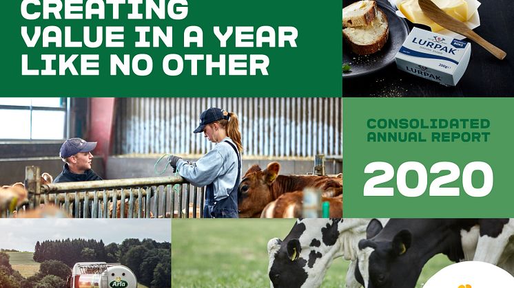 Nu offentliggjort: Arla Foods årsrapport og CSR-rapport for 2020