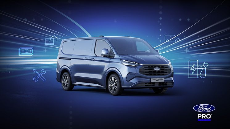 A Ford Pro elektromos hajtású járműkínálatában megjelenik a vadonatúj E-Transit Custom modell; a vállalat emellett a teljes Transit Custom családot is bemutatja, és kiállítja a szegmens élén álló Ranger pickupot is