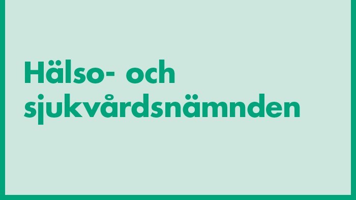 Nyhetsnotiser från hälso- och sjukvårdsnämndens sammanträde med ett urval av de politiska besluten.