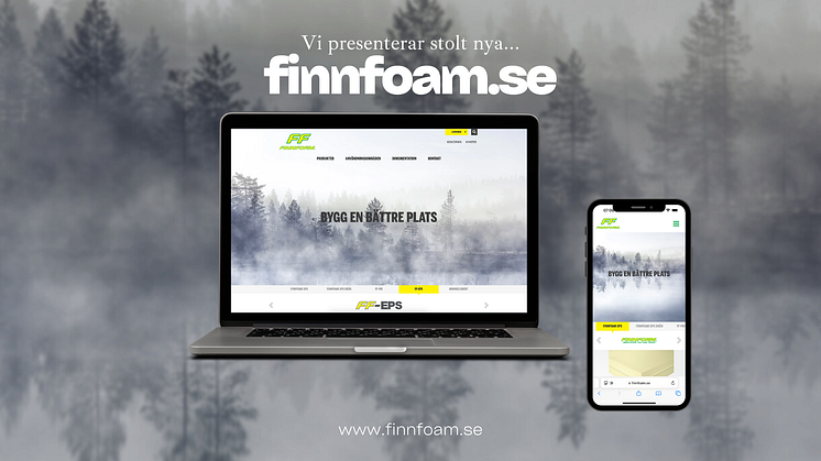 Finnfoam lanserar ny webbplats – finnfoam.se