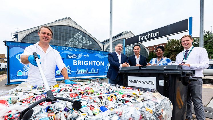 Recycling boost for Brighton station