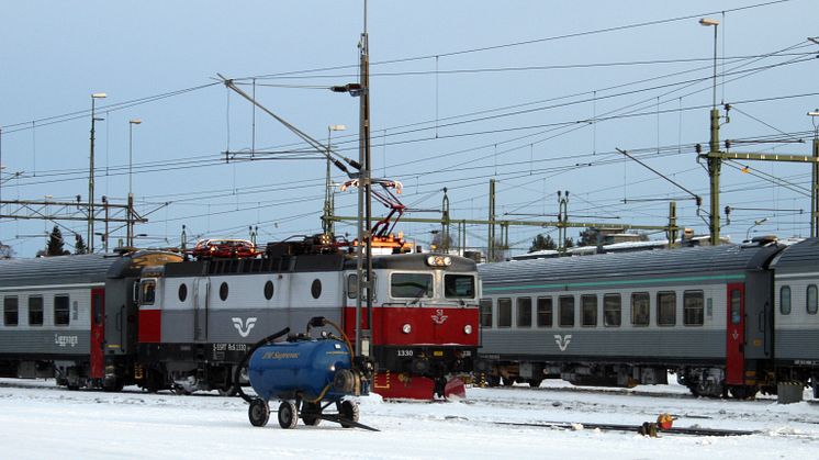 Intelligent lösning för underhåll ger säkrare järnvägstrafik