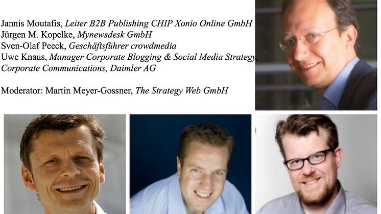 Kommen Sie zu unserem Panel:Evolution oder Revolution für PR & Content Marketing?