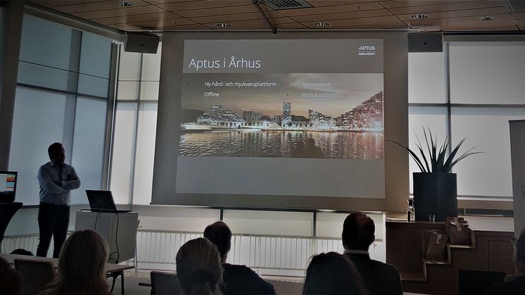 Robert Almqvist presenterar Aarhus, DK 