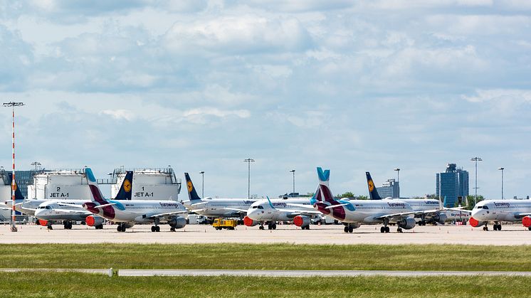 grounded airplanes