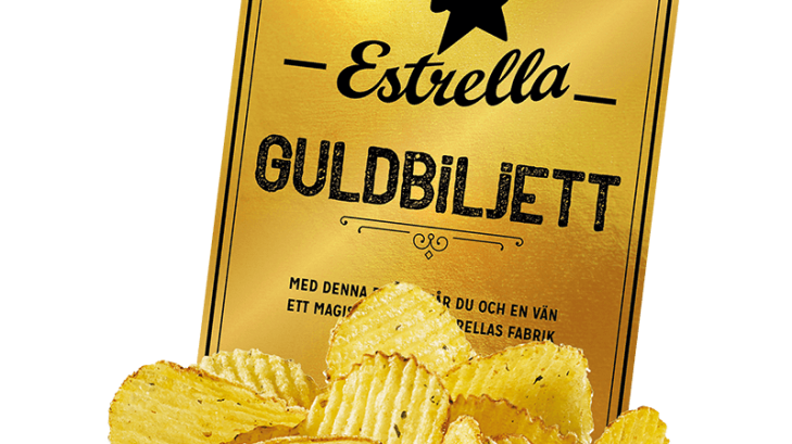 Estrella Guldbiiljett - Jakten på guldbiljetterna kampanj 2020