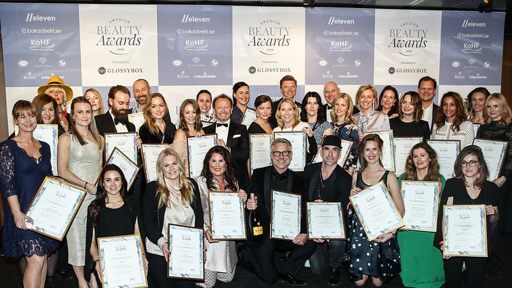 Swedish Beauty Awards vinnare 2018