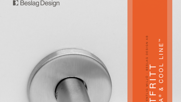 Ny katalog från Beslag Design med rostfritt för den offentliga miljön