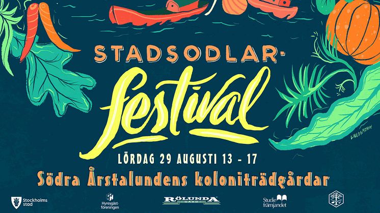 Stadsodlarfestival vid Södra Årstalundens koloniområde lördag 29 augusti Välkommen!