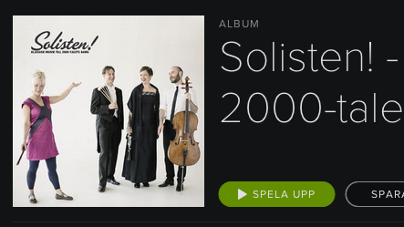 Spotify-premiär för Solisten! Klassisk musik för 2000-talets barn