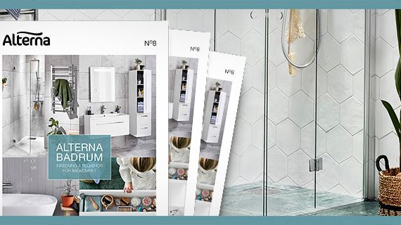 ​Alterna Badrum, Sveriges ledande varumärke för badrumsinredning, lanserar ny produktkatalog