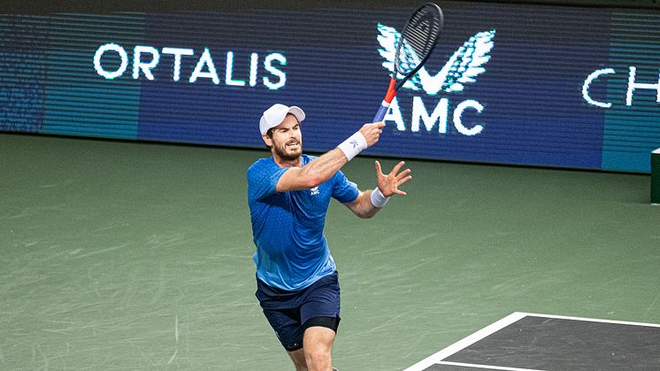 Andy Murray at the Sthlm Open