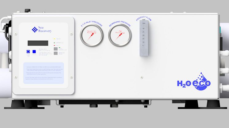 Fischer Panda UK has strengthened its range of Parker watermakers with the new H20 ECO Energy Recovery system