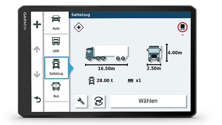 dezl LGV1000 Fahrzeugprofile 