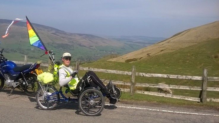 ​Local stroke survivor takes on 130 mile cycling challenge to Make May Purple for charity