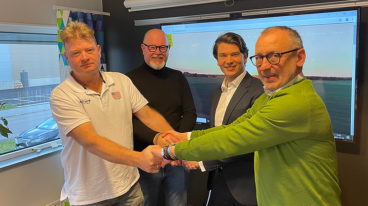 Magnus Eriksson, Urban Eriksson, Martin Jacobsson och Peter Polland.