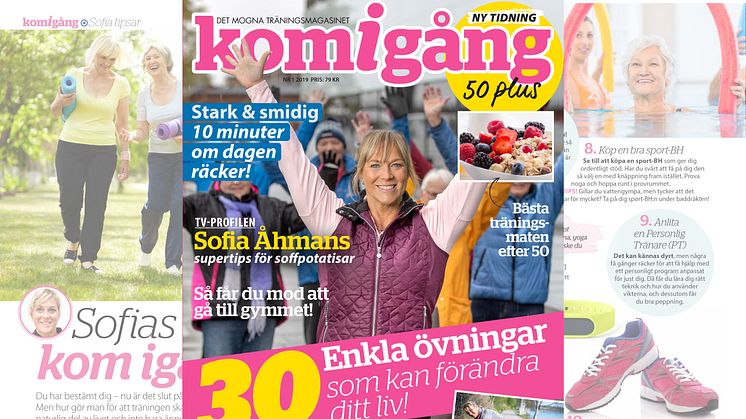 Ny tidning för träningssugna 50-plussare 