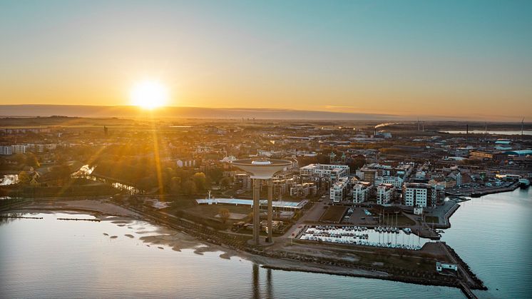 Landskronas företagsklimat får det högsta betyget sedan mätningarna startade. Foto: Niclas Lundblad.