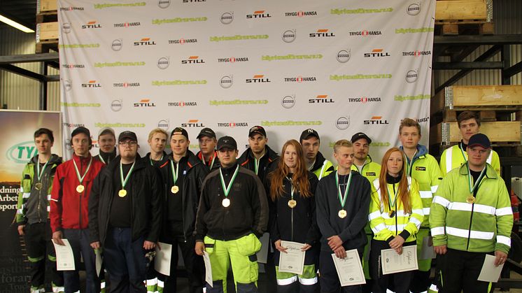 Samtliga deltagare i dagens Kvaltävling i Uddevalla