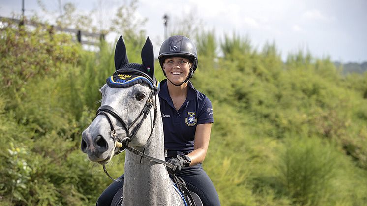 Louise Romeike och Waikiki ingår i EM-truppen. Foto: Roland Thunholm