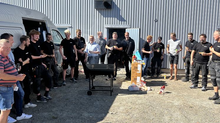 En grillning fick fira in fredag och nyöppning i Ystad.