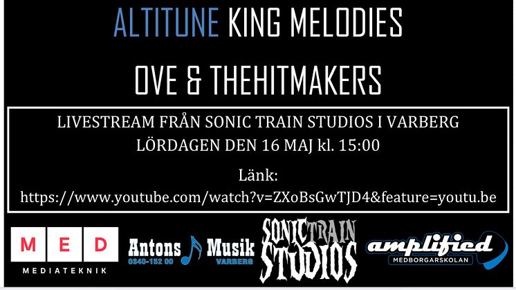 Livemusik från Sonic Train Studios