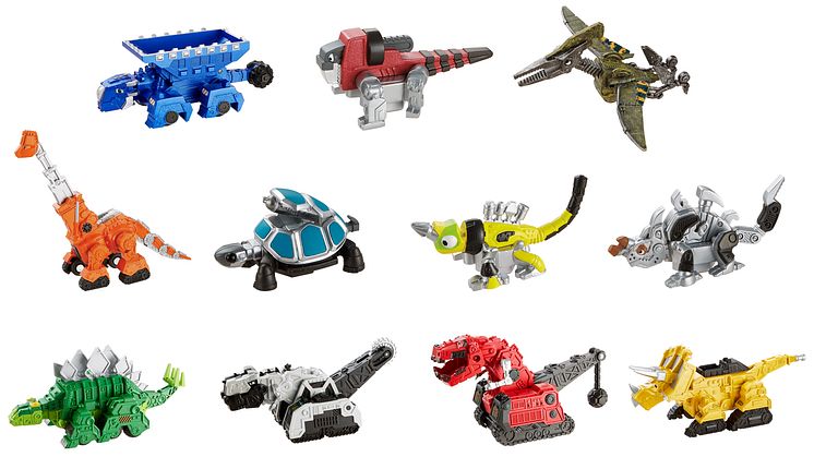 Dinotrux Die-Cast-Fahrzeuge Sortiment 