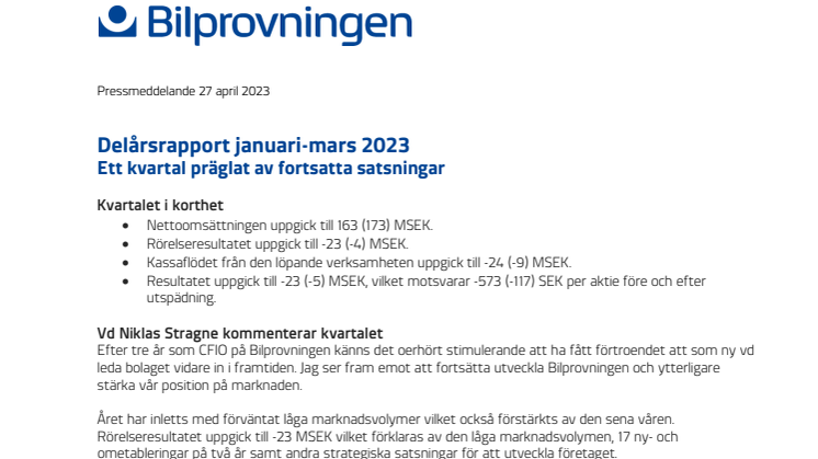 Pressinfo_Bilprovningen_delarsrapport_Q1_2023.pdf