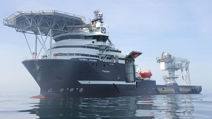 Hi-res image - Kongsberg Digital - Olympic Artemis will be the first Olympic Subsea ship to deploy Kongsberg Digital’s Vessel Insight and Vessel Performance data infrastructure and performance monitoring solutions