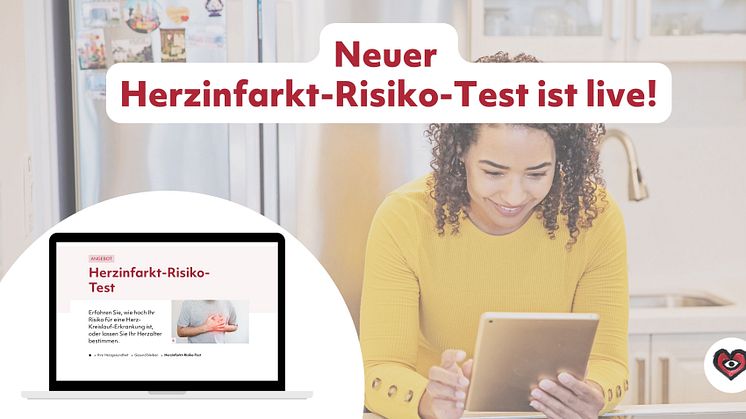 Neuer Herzinfarkt-Risikotest der Deutschen Herzstiftung 