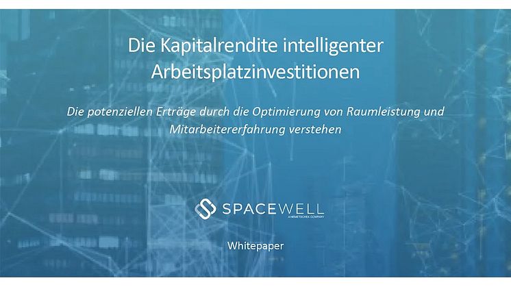 Spacewell hat einen Bericht veröffentlicht, in dem die verschiedenen Möglichkeiten aufgezeigt werden, wie Unternehmen die Kapitalrendite von sensorbasierten Arbeitsplatztechnologien zur Optimierung von Raumnutzung und Mitarbeitererfahrung erfassen