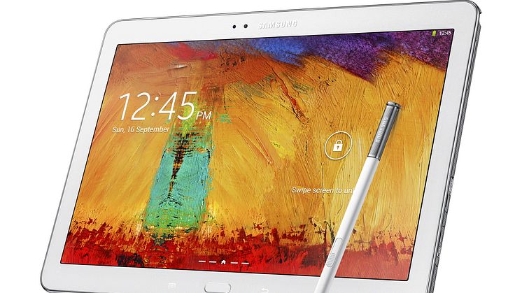 Nye Samsung GALAXY Note 10.1 gir forbedret produktivitet 