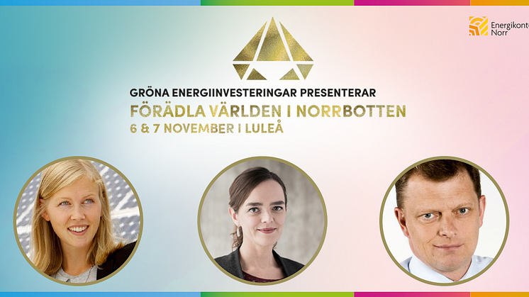 Malin Strand, Fossilfritt Sverige, Linda Burenius Magnusson, OX2 och Tomas Kåberger, Chalmers kommer att föreläsa under konferensen.