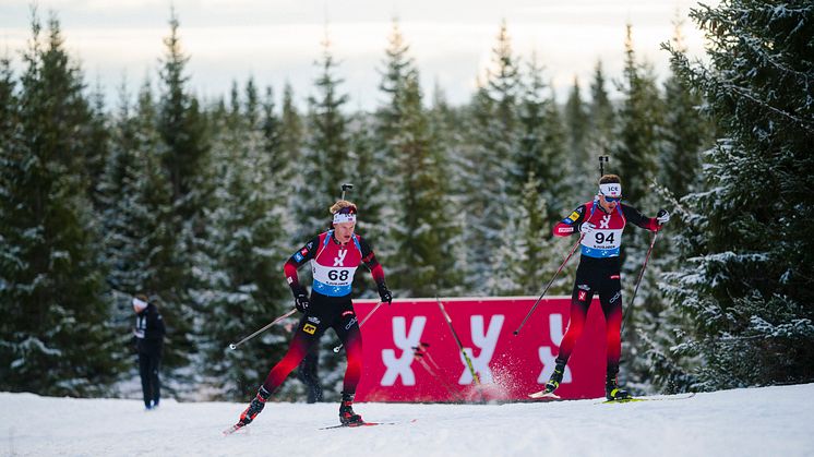 Filip Fjeld Andersen og Tarjei Bø. Foto: Christian Haukeli