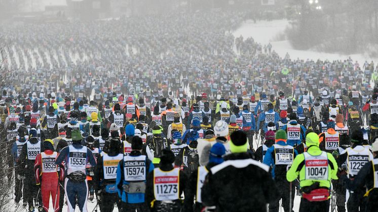 Vasaloppet 2019 starten i Berga by Sälen
