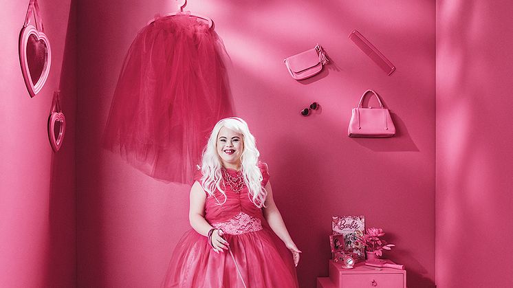 Porträttet Barbie från utställningen Ikoner. Fotograf: Emma Svensson.