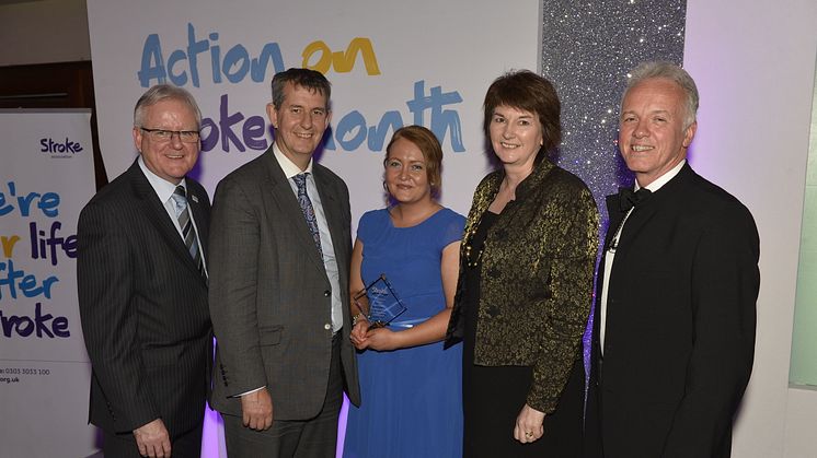 Local stroke survivor wins Volunteer of the Year at Northern Ireland Life After Stroke Awards