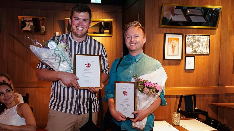 Stig Øystein Schmidt (t.v.)  og Espen Moe Breivik. Foto: Andreas Røen Pettersen.