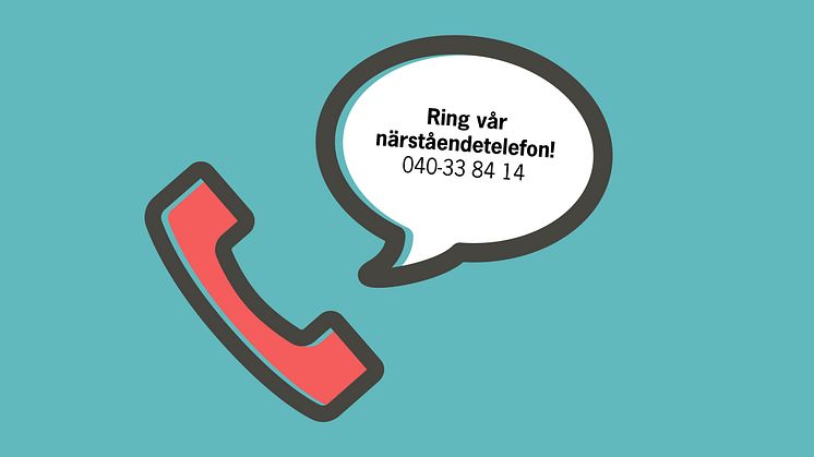 Från den 25 november öppnar Skånes universitetssjukhus åter den telefonlinje som ger stöd åt närstående till alla patienter, inlagda på sjukhuset i Malmö och Lund.