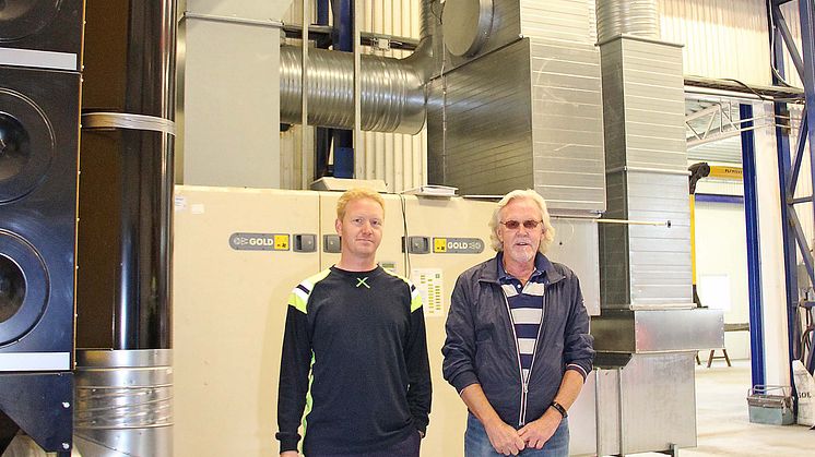 ​Hälsosam och ekonomisk ventilation installerad hos Sitab i Sandviken