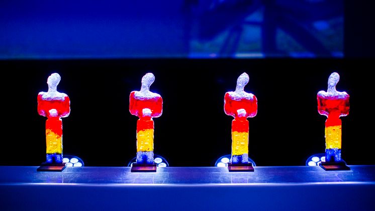 Die  „Oscars" des FilmFestivals Cottbus: Hier wird die „LUBINA" verliehen. Foto: FFC Bröcker.