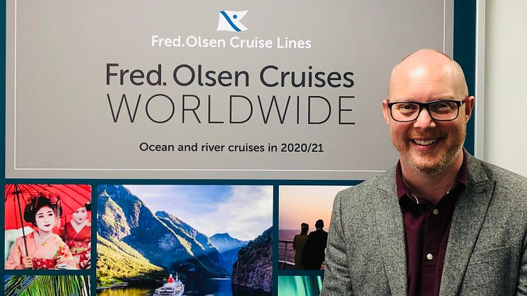 Geoff Ridgeon confirmed as Fred. Olsen Cruise Lines' new Head of Sales