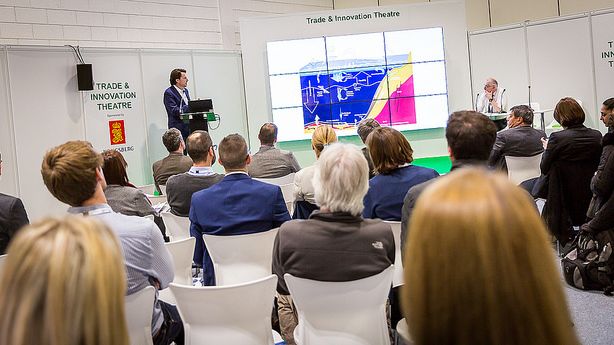 The Keynote Panel sessions are just one highlight of Oceanology International’s multi-track conference format (Oceanology International 2016 at London’s ExCeL pictured) 