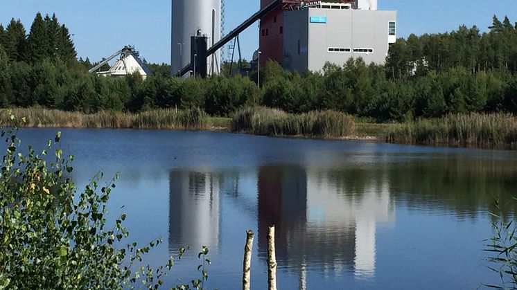 Kraftvärmeverket i Moskogen.