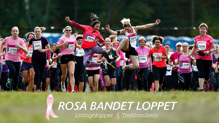Rosa Bandet-loppet: Spring tillsammans mot cancer
