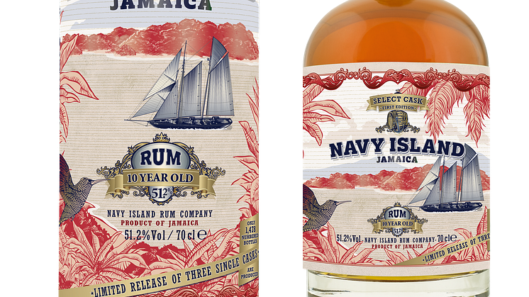 Exklusivt websläpp den 20:e september av Navy Island Single Cask 10 YO från Navy Island Rum Company. 