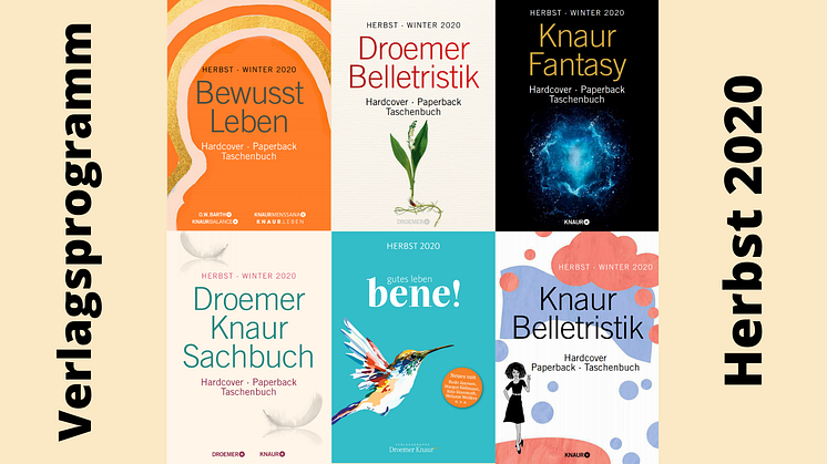 Unser Herbstprogramm 2020 bei Droemer Knaur